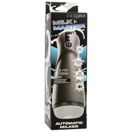 California Exotics Milk Master Automatic Milker Rechargeable Male Masturbator - Masturbators and Strokers
