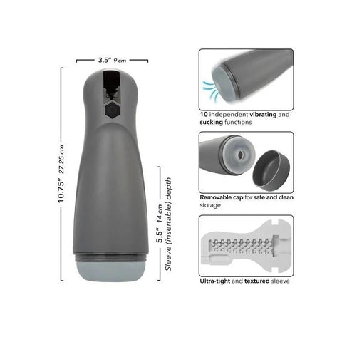 California Exotics Milk Master Automatic Milker Rechargeable Male Masturbator - Masturbators and Strokers