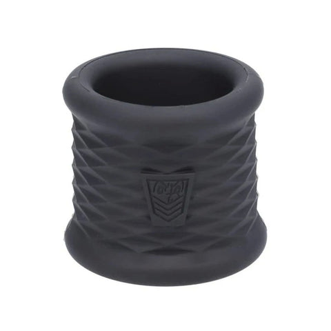 Doc Johnson Fort Troff Stretch Flex Trainers Cock Ring Black - Stretchy Cock Rings
