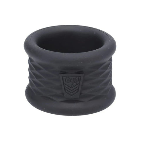 Doc Johnson Fort Troff Stretch Flex Trainers Cock Ring Black - Stretchy Cock Rings
