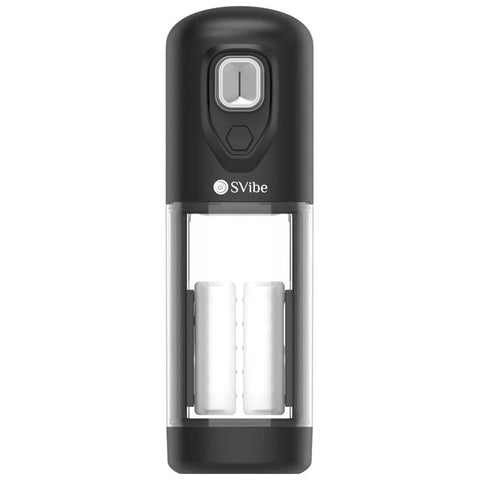Svibe Ikon Volt Male Masturbator Transparent Black - Masturbators and Strokers