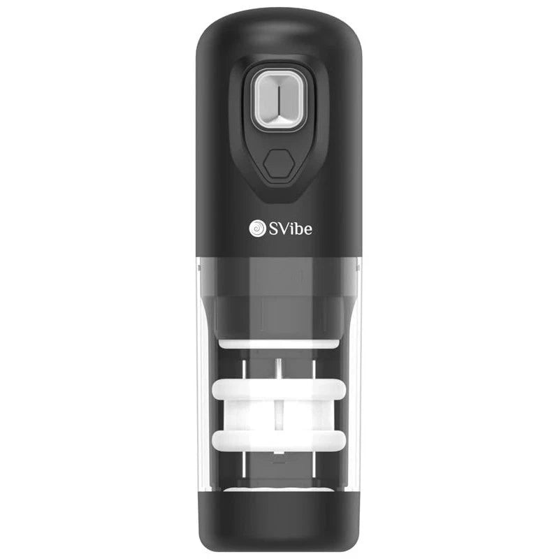 Svibe Ikon Spark Mens Masturbator Transparent Black Masturbators and Strokers
