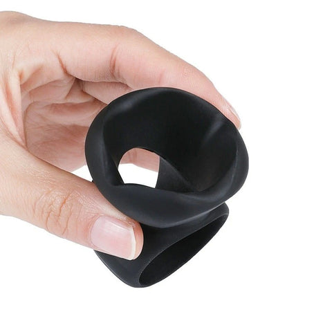 BDStyle Testis Locking Sex Delay Cock Ring - Vibrating Cock Rings
