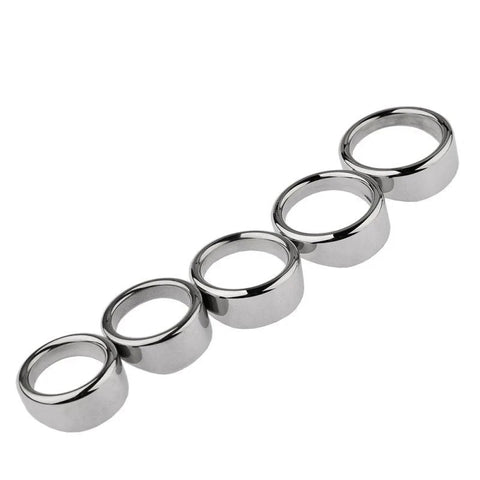 BDStyle Stainless Steel Chrome Rooster Penis Ring - Steel Cock Rings