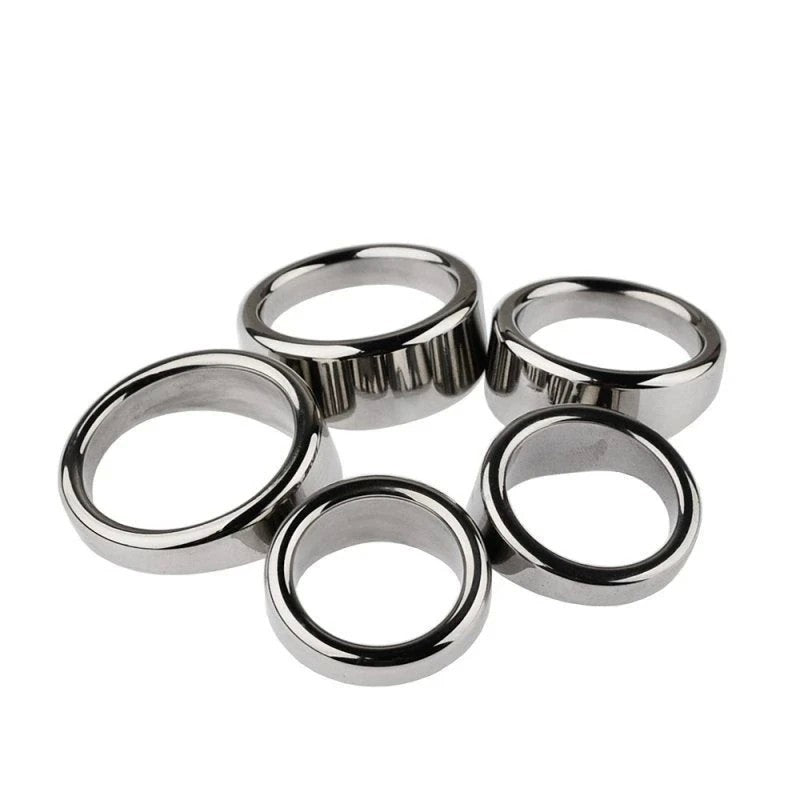 BDStyle Stainless Steel Chrome Rooster Penis Ring Steel Cock Rings