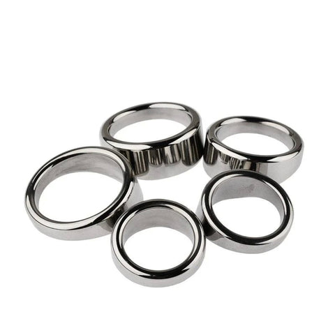BDStyle Stainless Steel Chrome Rooster Penis Ring - Steel Cock Rings