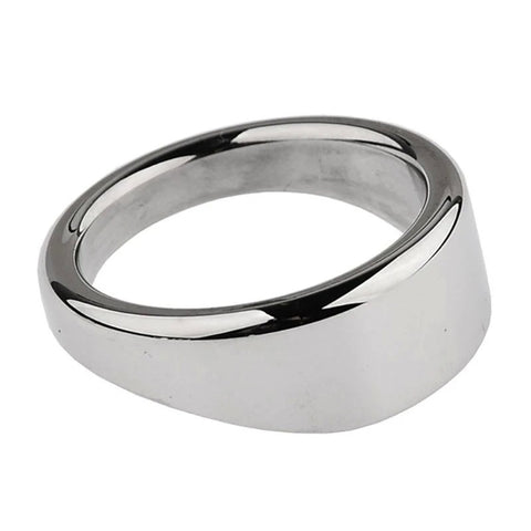 BDStyle Stainless Steel Chrome Rooster Penis Ring - Steel Cock Rings