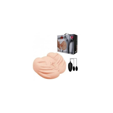 Crazy Bull Hands On Realistic Vagina And Ass Vibrating Masturbator - Masturbators and Strokers