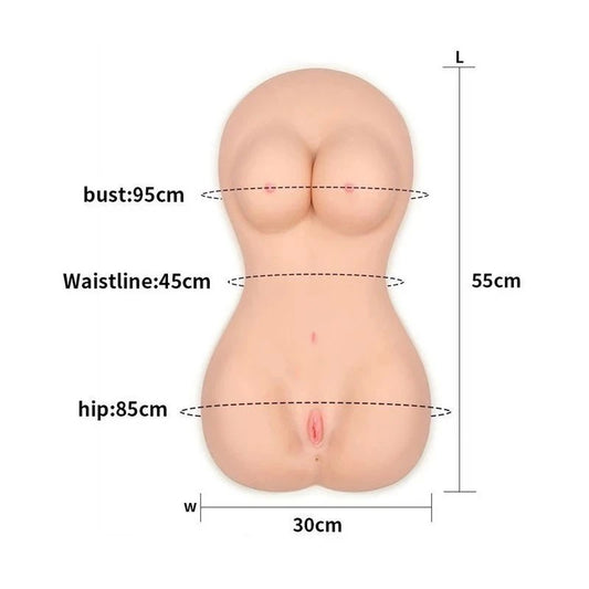 Lovetoy Feel Me Bare Lifesize Mega Male Masturbator - Masturbators and Strokers