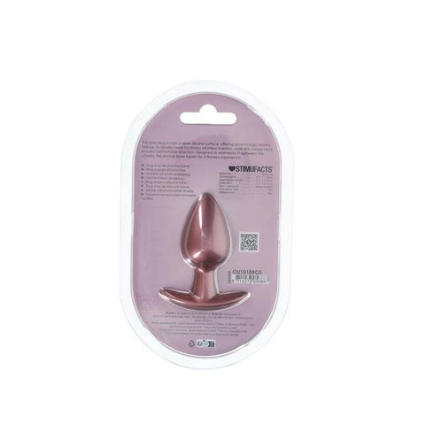 Shots OUCH! Metallic 7.9 cm Medium Waterproof Butt Plug - Butt Plugs