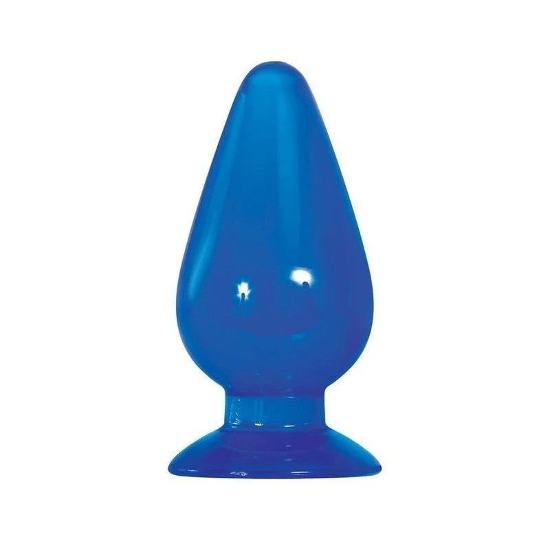 Adam And Eve Big Blue Jelly Backdoor Butt Plug Playset 3 Sizes Butt Plugs