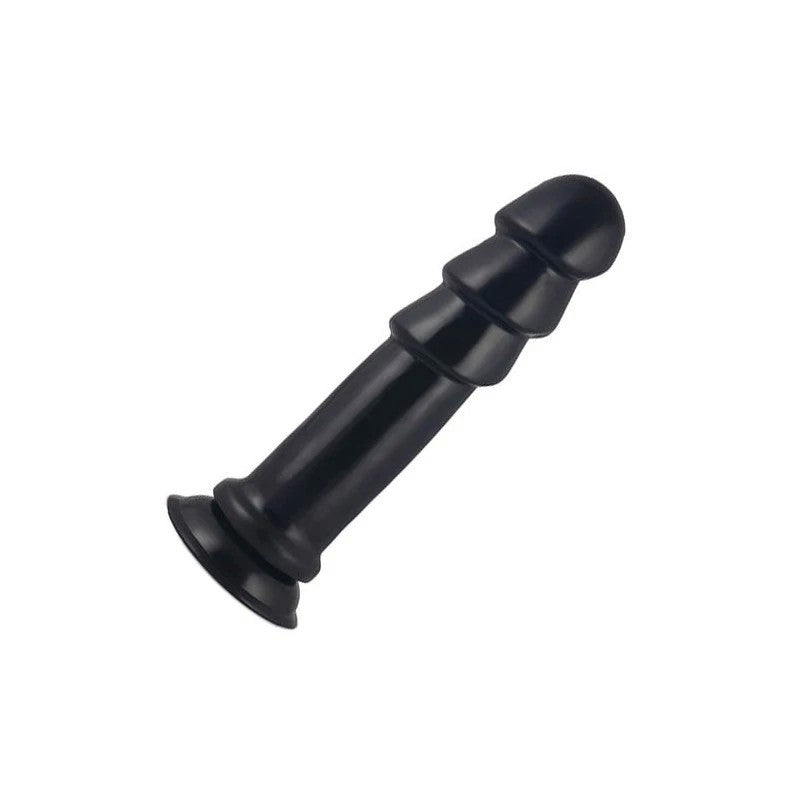 Lovetoy King Sized Anal Ripples Mega Butt Plug 28.5cm Black Butt Plugs