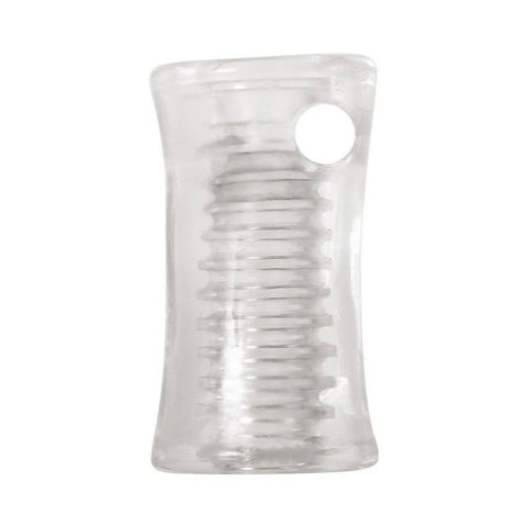 Zero Tolerance Pop Male Stroker With Vibrating Bullet Clear - Masturbators and Strokers