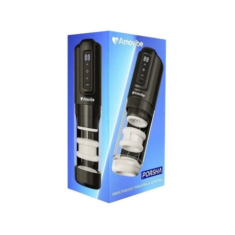 Amovibe Porsha Rechargeable Automatic Male Masturbator - Masturbators and Strokers