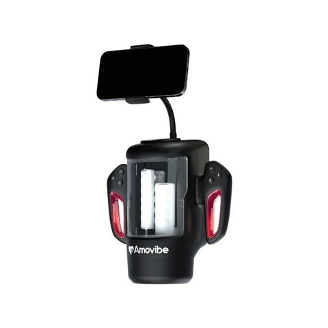 Amovibe Game King Rubbing Rechargeable Male Masturbator Black - Masturbators and Strokers