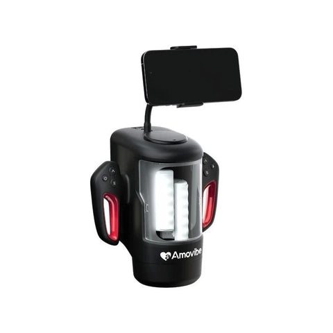 Amovibe Game King Rubbing Rechargeable Male Masturbator Black - Masturbators and Strokers