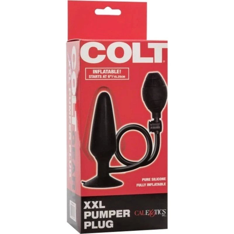 Colt Pumper Silicone Anal Plug With Easy Squeeze Bulb Butt Plugs
