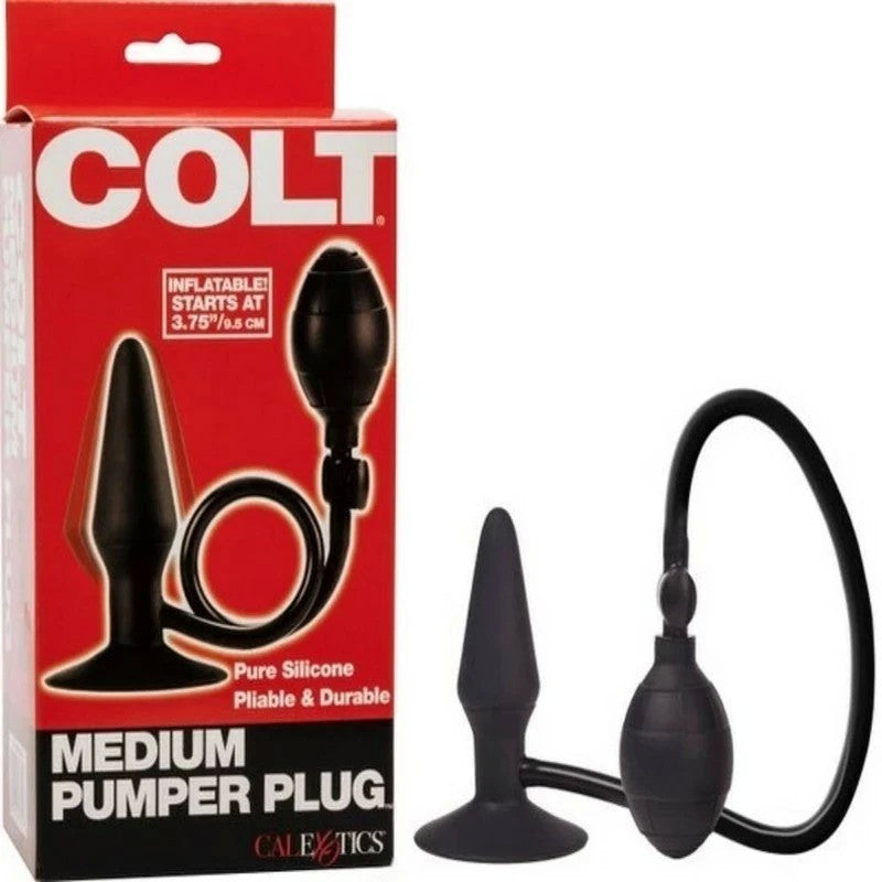 Colt Pumper Silicone Anal Plug With Easy Squeeze Bulb Butt Plugs