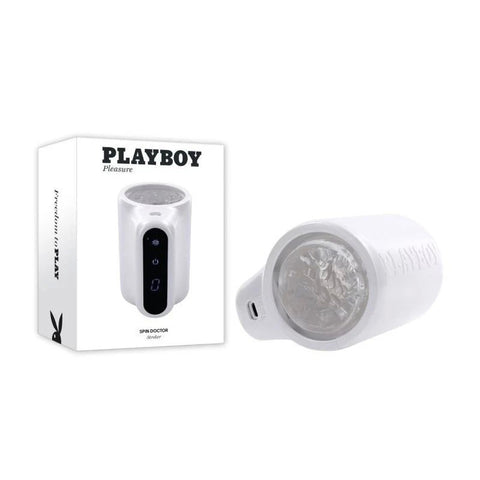 Playboy Pleasure Spin Doctor Vibrating Mens Masturbator - Masturbators and Strokers