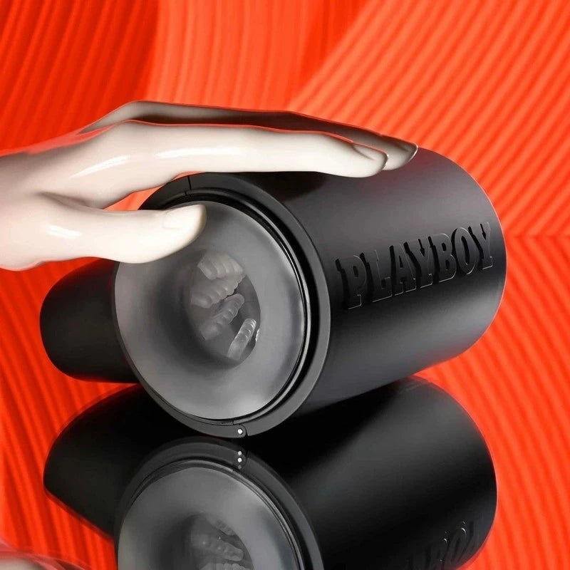 Playboy Pleasure Come Along Vibrating Male Stroker Masturbators and Strokers