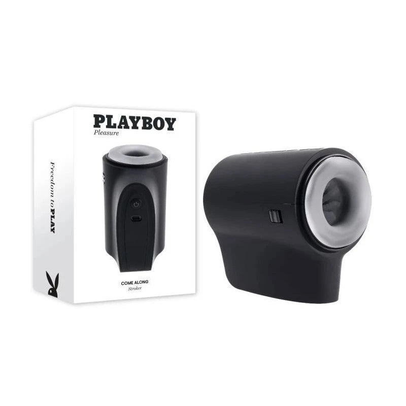 Playboy Pleasure Come Along Vibrating Male Stroker Masturbators and Strokers