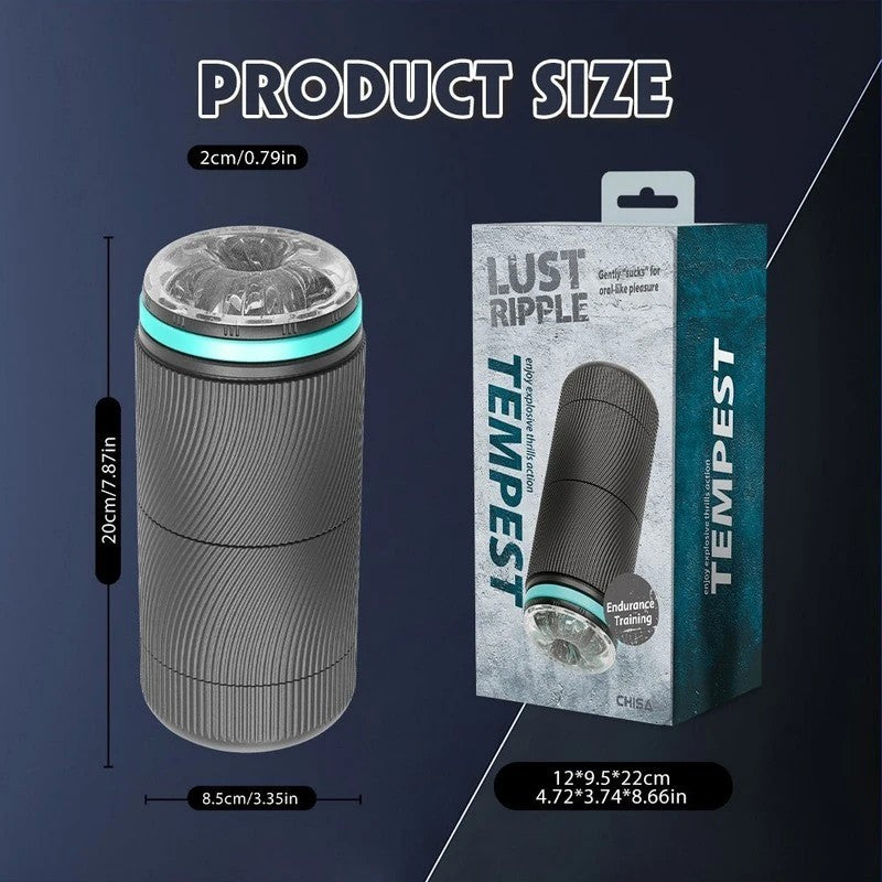 Lust Ripple Temptest Male Masturbator Black Masturbators and Strokers