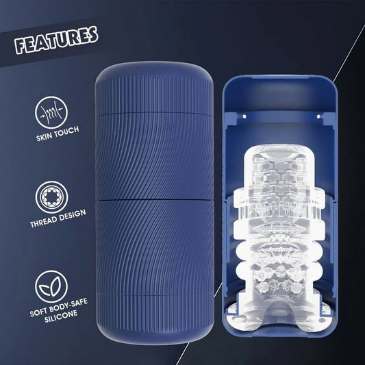 Lust Ripple Phantom Mens Masturbator Blue - Masturbators and Strokers
