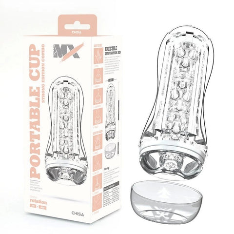 MX Portable Cup Strong Edition Mens Masturbator Combo - Masturbators and Strokers