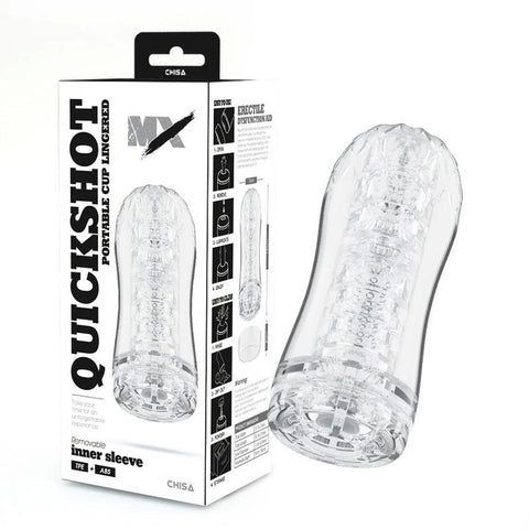 MX Quickshot Portable Cup Lingered Automatic Male Stroker - Masturbators and Strokers