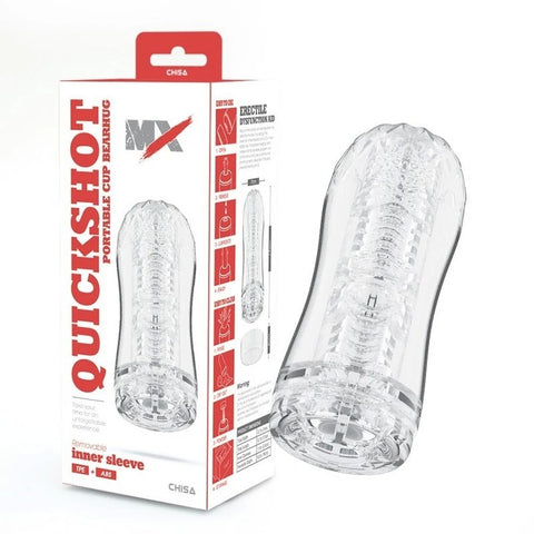 MX Quickshot Portable Cup Bearhug Mens Stroker - Masturbators and Strokers
