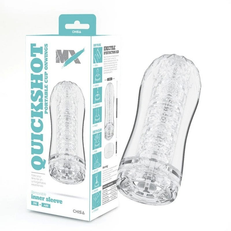 MX Quickshot Portable Cup Onwings Male Masturbator Device Masturbators and Strokers