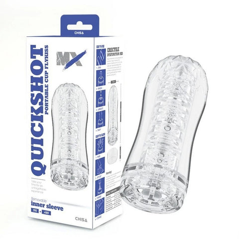 MX Quickshot Portable Cup Flykiss Super Soft Male Stroker - Masturbators and Strokers