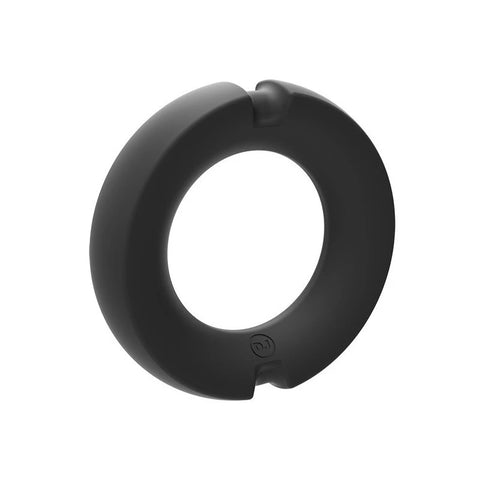 Doc Johnson Kink Silicone Covered Metal Cock Ring 45mm - Steel Cock Rings