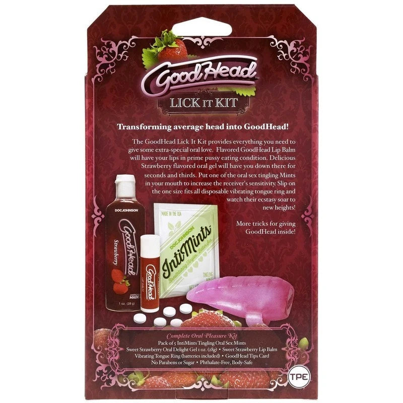 GoodHead Complete Oral Pleasure Kit For Women Sex Kits
