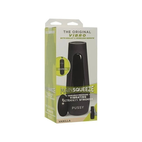 Main Squeeze The Original Vibro Pussy Masturbator With Bullet & Wireless Remote - Masturbators and Strokers