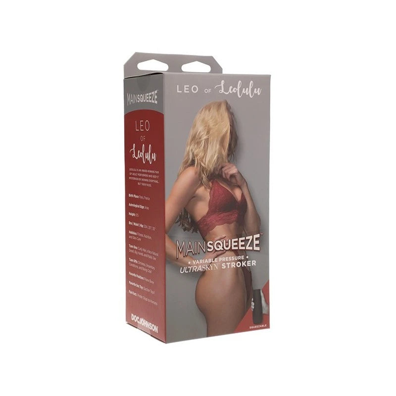Main Squeeze LEO Of Leolulu Realistic Pussy Mens Stroker Masturbators and Strokers