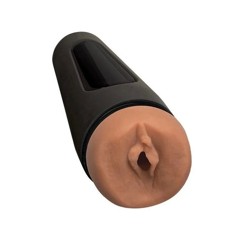 Main Squeeze The Original Pussy Variable Pleasure Ultraskyn Stroker Caramel - Masturbators and Strokers