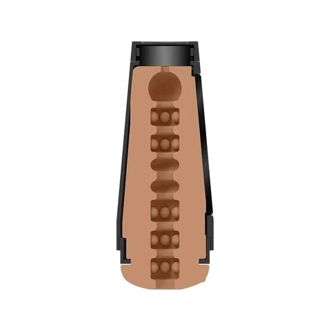 Main Squeeze The Original Pussy Variable Pleasure Ultraskyn Stroker Caramel - Masturbators and Strokers