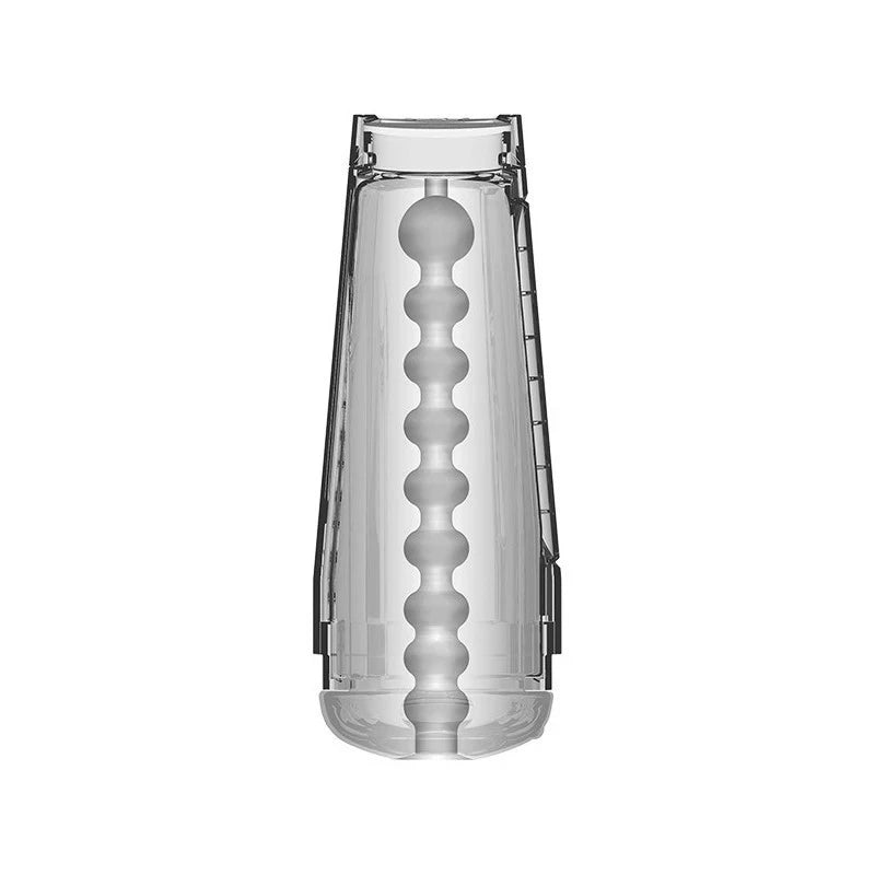 Main Squeeze OPTIX Uniquely Textured ULTRASKYN Male Masturbator Crystal Blue Masturbators and Strokers