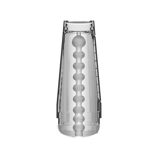 Main Squeeze OPTIX Uniquely Textured ULTRASKYN Male Masturbator Crystal Blue Masturbators and Strokers