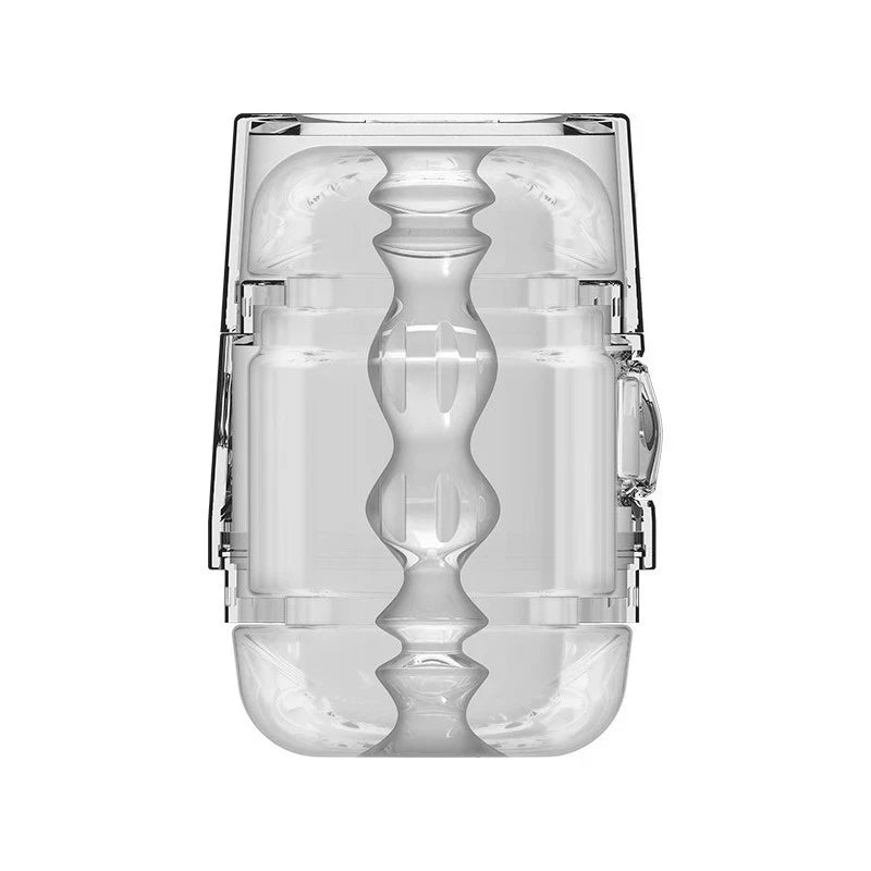 Main Squeeze Pop-off Optix Realistic Male Stroker Clear Masturbators and Strokers