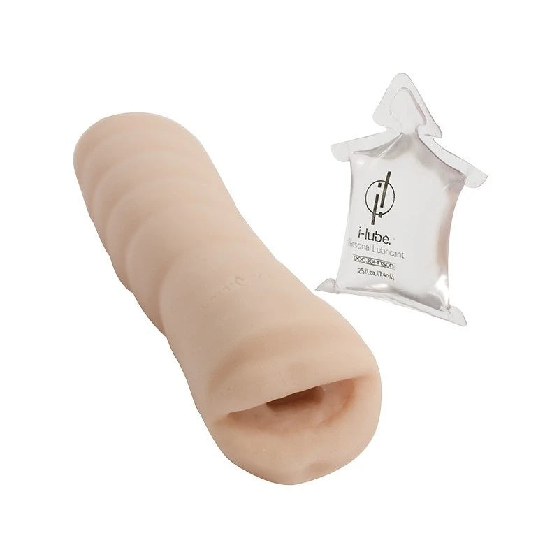 Doc Johnson Quickies To Go ULTRASKYN Male Masturbator Mouth Masturbators and Strokers