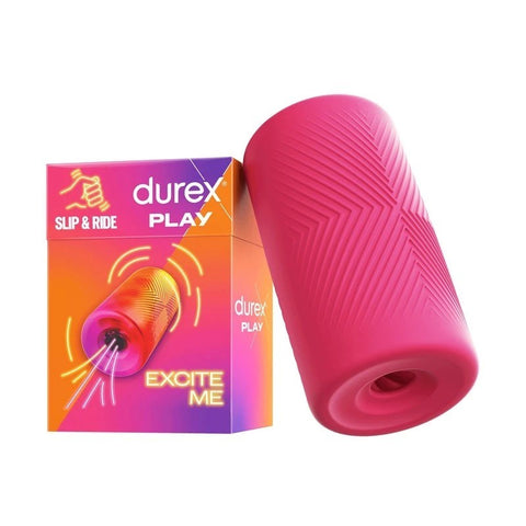 Durex Play Slide & Ride Textured Male Masturbation Sleeve - Masturbators and Strokers