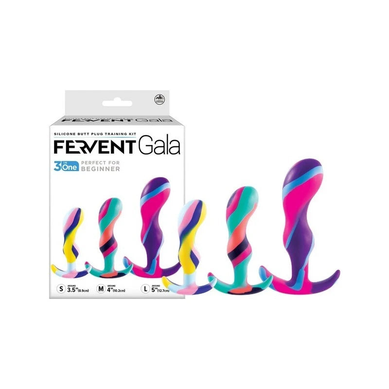 Fervent Gala Silicone Butt Plug Training Kit Butt Plugs