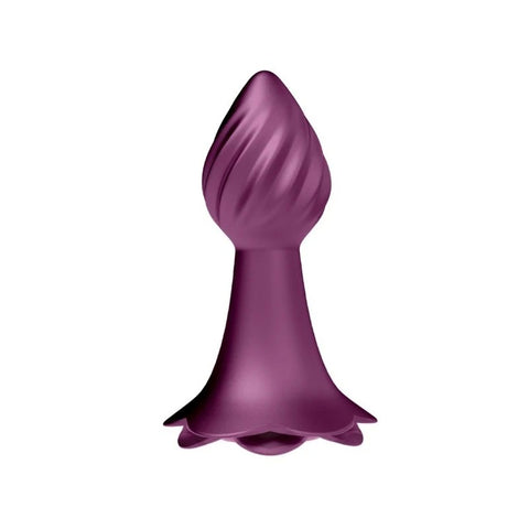 Iceberg Rose 10 Rhythms Vibrating Anal Plug - Butt Plugs