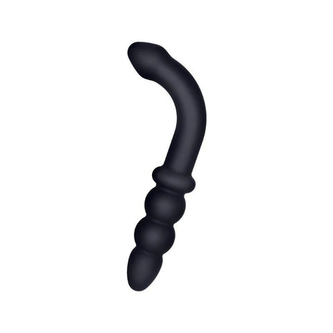 Excellent Power Deep Comber Anal Plug With Hook Black - Butt Plugs