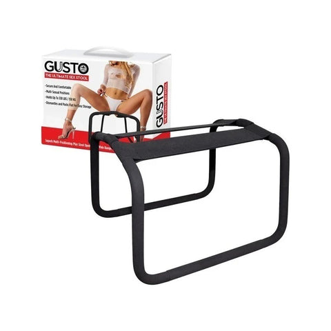 Excellent Power Gusto The Ultimate Sex Position Stool Black - Sex Machines