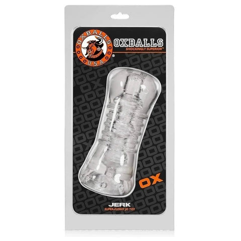 Oxballs Jerk Masturbator Clear - Masturbators and Strokers