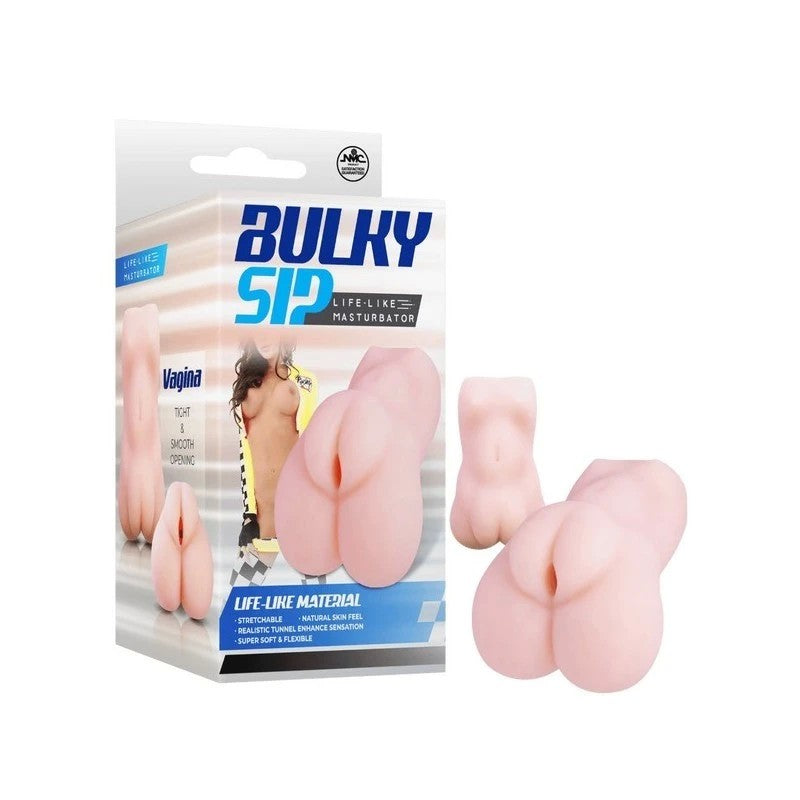 Bulky Sip Stretchable Life Like Vagina Male Masturbator Flesh Masturbators and Strokers
