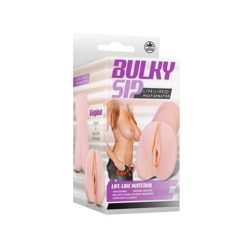 Bulky Sip Super Soft and Flexible Life Like Vagina Masturbator Flesh Masturbators and Strokers